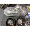 Image 2 : Harley Davidson Collection Incl. Pocketwatch, Small Models, Ashtray, Cards, and Much More 