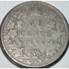 Image 2 : 1900 Canadian 50 Cent Coin 92.5% Silver 11.62 Grams
