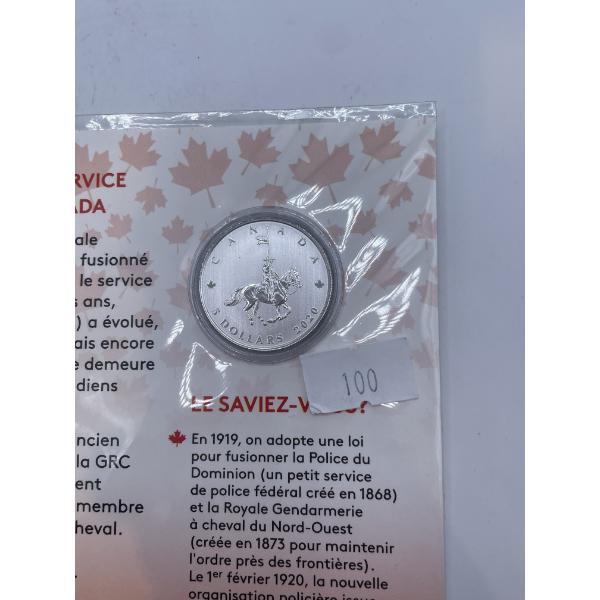2020 $5 Fine Silver Canadian Coin