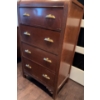 Image 2 : Wooden Four-Drawer Chest with Brass Pulls