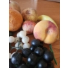 Image 3 : Stoneware Fruit and Resin purple Grapes