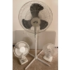Image 1 : Fan Fair Assorted Sizes 4ft Oscillating w/ 2 Table Top Multi Speed Fans