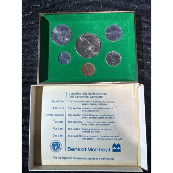 1967 Centennial Canadian Coinage