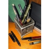 Image 2 : Scrilla Collection w/ Device Docking Station & CD Sleeves - Vintage Fountain Pens Calligraphy 