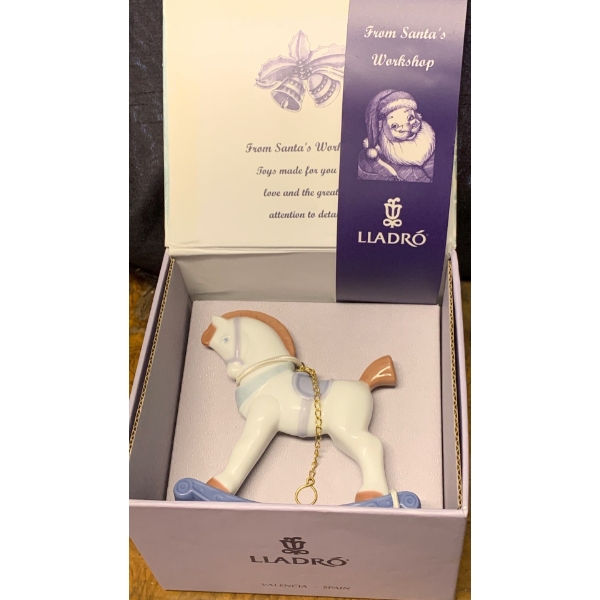 LLADRO Porcelain - 'Rocking Horse Ornament' 3T
