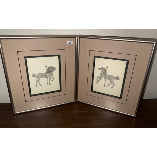 Carousel Horse Prints 10 x 12
