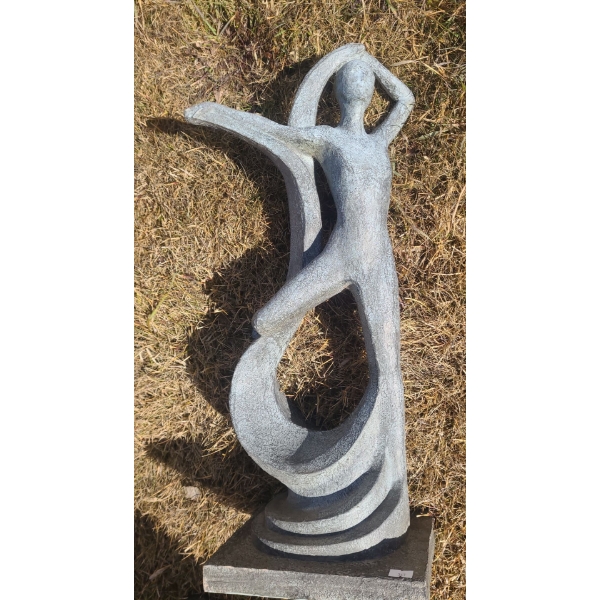 Outdoor Resin Statue of Dancer 9 W, 6 D, 23 T
