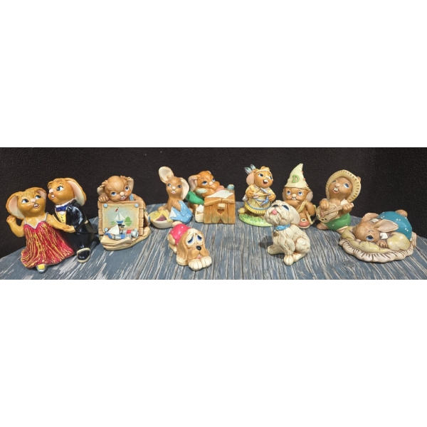 10 Pendelfin Hand Painted Stone Crafts Collection Including 2006 Event Piece, Boswell & More