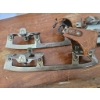 Image 3 : Vintage Ice Skates with Leather Straps and Wooden Components