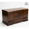 Image 2 :  Vintage Art Deco Waterfall-Style Blanket Chest,  Manufactured In The 1930s Lined With Cedar.