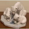 Image 2 : LLADRO Porcelain "Polar Bear Tribe' 4W