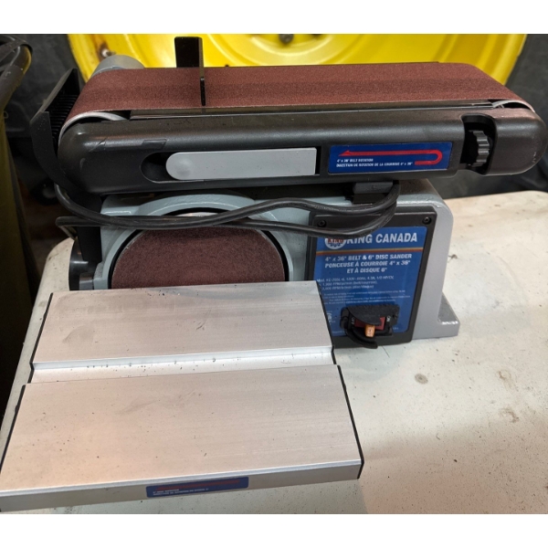King Canada 4" x 36" Belt & 6" Disc Sander(Model#KC-705L-6)