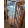 Image 2 : Antique China Display Cabinet with Mirrored Back and 3 Shelves 35 W, 12 D, 44 T