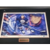 Image 2 : Autographed Oilers Photos , Included Framed Mike Comrie #89 Game Play Montage