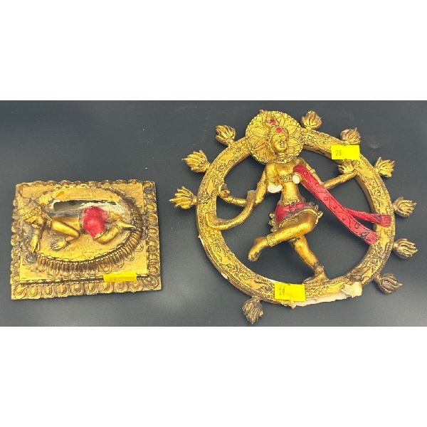 Indian Religious Sculptures - Broken Arm, Legs (See Photos)