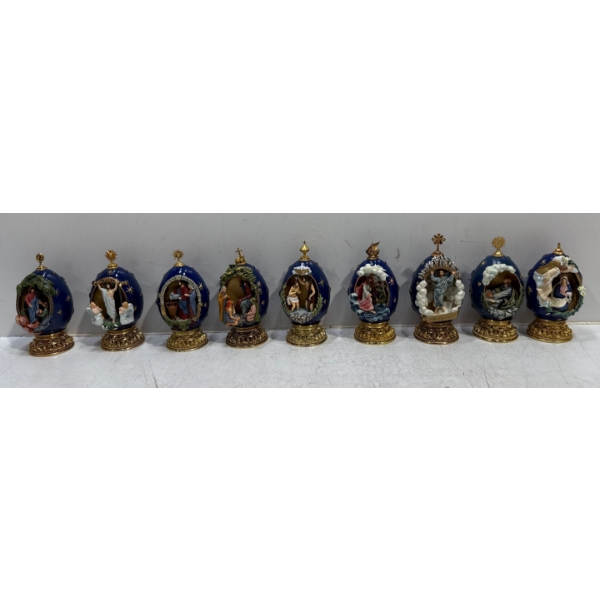 Jesus Themed Faberge Eggs 5H
