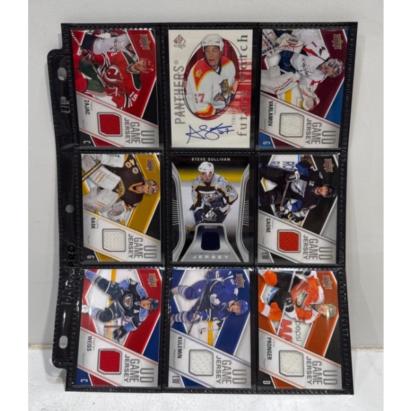 Binder Sleeve of NHL Cards - Various Years