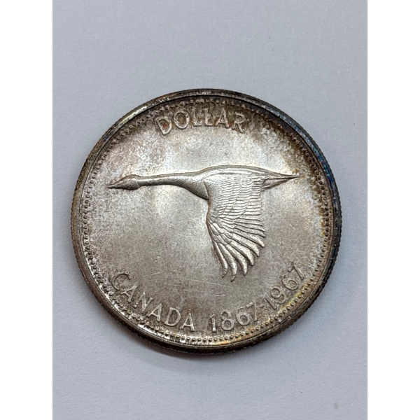 1967 Canadian Silver Dollar.80% 23.3 grams