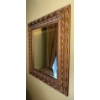 Image 3 : Wall Mirror In Ornate Bronze Gilt Frame (x2) 22x26