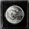 Image 1 : 2011 PROTEA 1 South African Rand, Prof. John Maxwell Coetzee - 92.5% Sterling Silver Coin - #2