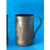 Image 3 : Brass & Copper Mugs w/ Aztec Mayan Calendar (3) 