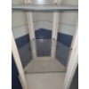 Image 4 : Corner Display Glass Cabinet w/ Bottom Storage Cupboard 24 W, 21 D, 69 T 