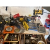 Image 5 :  large selection of power tools, including grinders drills, a number of bolt bins, and other miscell