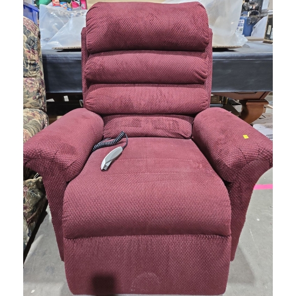 Pride Red Fabric Electric Lift Chair AC/DC Switching Power Supply Model: SP2-B