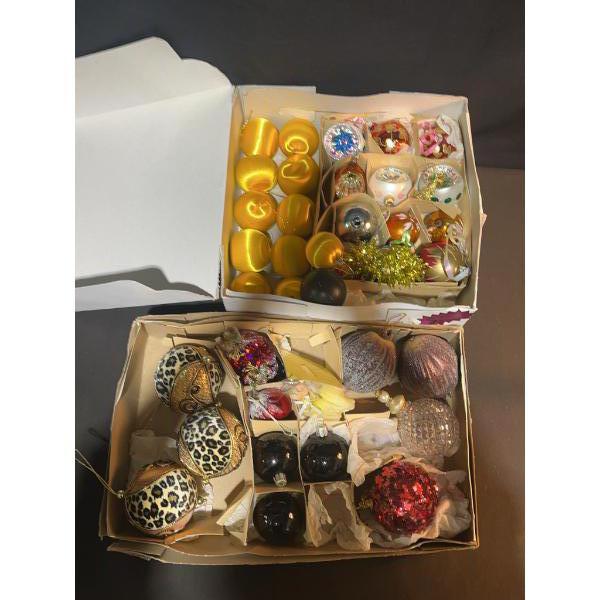 Non-Glass Decorative Christmas Ornaments Lot