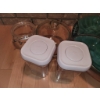 Image 5 : Ceramic Divided Serving Dish with Lid and Assorted Glass Storage Containers
