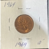 Image 6 : Box of Canadian Pennies 1937 to 1964 Some Mint State