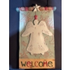 Image 14 : Holiday Decor Items With Metal Basket And Welcome Plaque