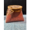 Image 7 : Birch Bark Bag (9"w x 7"tall)w/Indigenous Bead Work & Wooden Handle Paring Knife