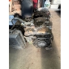 Image 5 : two antique motors, one champion 196 cc motor electric motor and vintage gas tank

