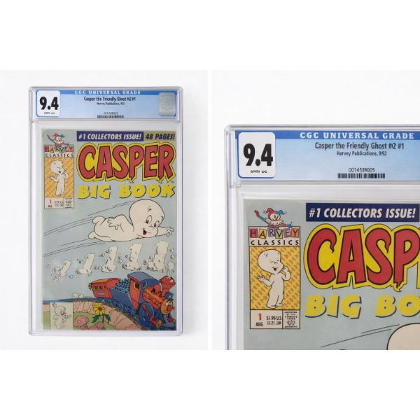 Casper the friendly ghost #v2 #1 Harvey publications 1992 grade 9.4