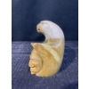 Image 2 : Leroy Henry 1991 Stone Carving Of Man & Eagle