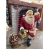 Image 2 : amazing Santa coming out of the fireplace sculpture 60”tall
47” wide