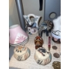 Image 4 : Decor Feat. Indigenous/Cultural Pottery, Bird Bone China, Stained Glass Birds,  Wood Sculptures
