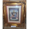 Image 1 : Middle Eastern Inspired Print in Ornate Gold Frame.  16 w, 20 h