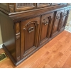 Image 4 :  Vintage Elegant China Cabinet/Cupboard/Hutch  60x19x82tall