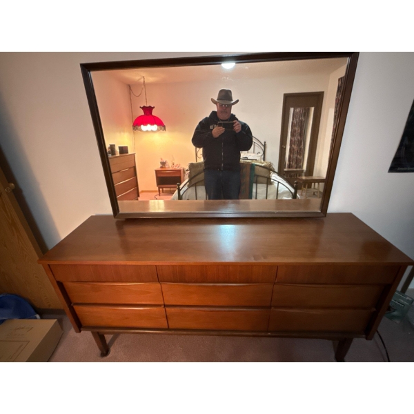 Mid Century Vanity 64L x 18D x 63T