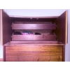 Image 6 : Mid-Century Modern Solid Wood Chest of Drawers with Upper Cabinet