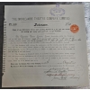 Image 2 : Vintage Document Is A £10 Debenture Certificate Issued By The Morecambe Theatre Company Limited 1901