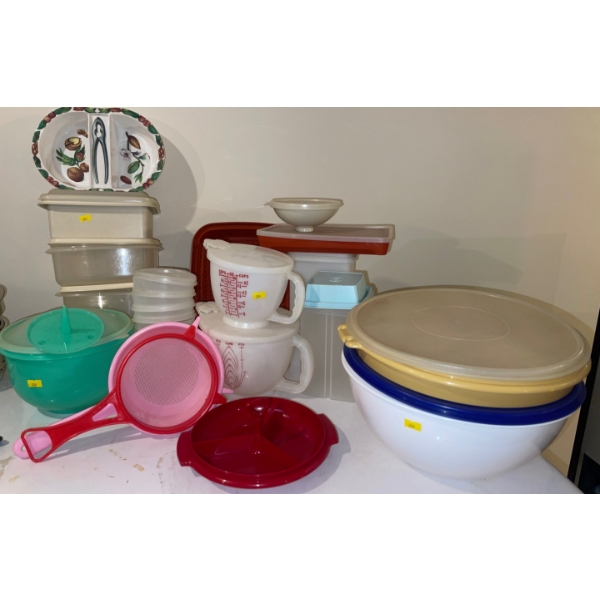 Functional Vintage Tupperware Containers - Sizes & Style Vary