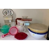Image 1 : Functional Vintage Tupperware Containers - Sizes & Style Vary