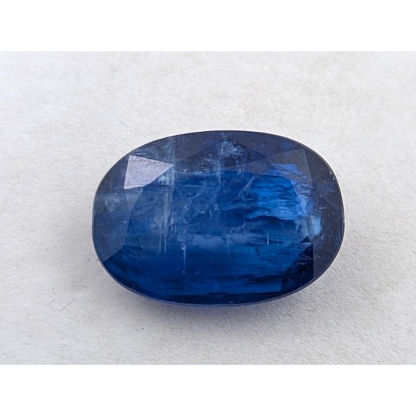 Blue Kyanite gemstone 19.23 ct Certified  Value ($15,384 Appraisal)