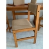 Image 3 : Lovely Teak Set: Table w/ 4 Chairs and 2 Leafs (38W, 61D, 28T Unextended) 