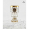 Image 4 : Bohemian Crystal Glass ( Goblet ) Hand Painted. 7''INCHES IN HEIGHT