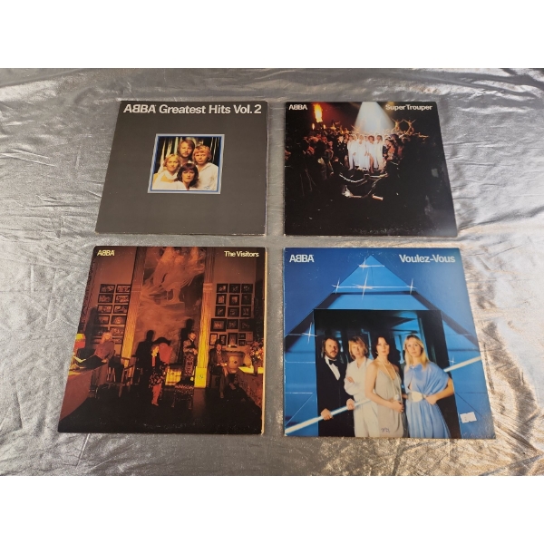 Add This Set of 4 ABBA albums To Your Record Collection !!