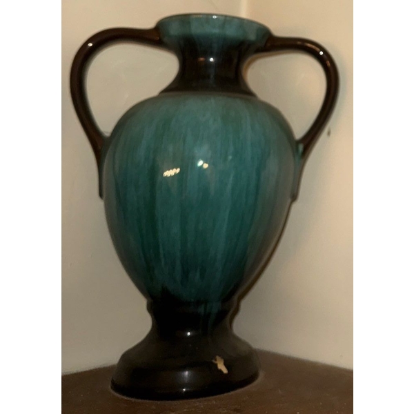 Canada's Own Blue Mountain Pottery Double Handled Vase 14"Tall